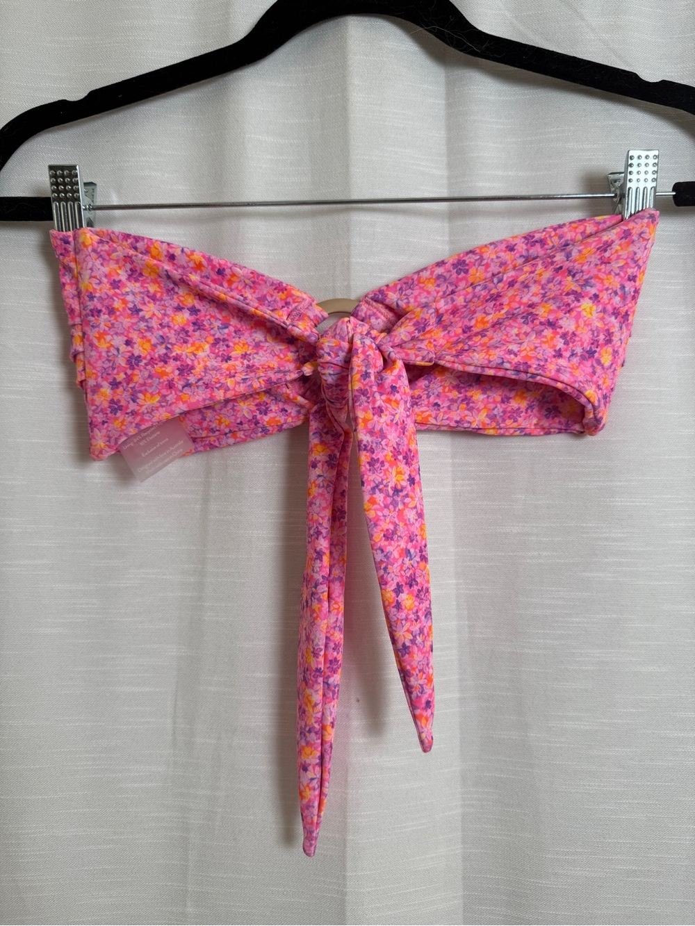 Kulani Kinis Gelato Bloom Strapless Bandeau Bikini Top Floral | Size M - Picture 11 of 15